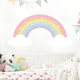 Rainbow and Clouds Wall Decal