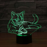 3D Cat Night Light