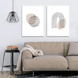 Circle and Rainbow Wall Art