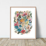 Floral Watercolour Wall Art