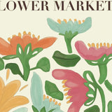 City Flower Market Wall Art