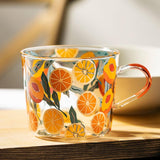 Cactus and Fruit Glass Mugs