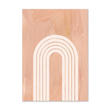 Mid-Century Style Sun and Rainbow Wall Art