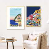 Positano, Italy Wall Art Canvas Prints