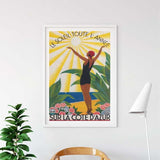 Sur La Cote D'Azur Print
