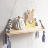 Wooden Swing Storage Shelf