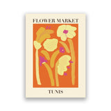 City Flower Market Wall Art