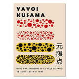 Yayoi Kusama Exhibition Wall Art