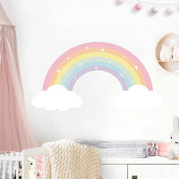 Rainbow and Clouds Wall Decal