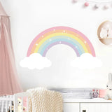 Rainbow and Clouds Wall Decal