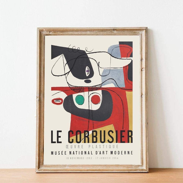 Le Corbusier Art Exhibition Wall Art