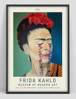 Frida Kahlo Art Exhibition Wall Art