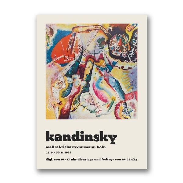 Wassily Kandinsky Art Exhibition Wall Art